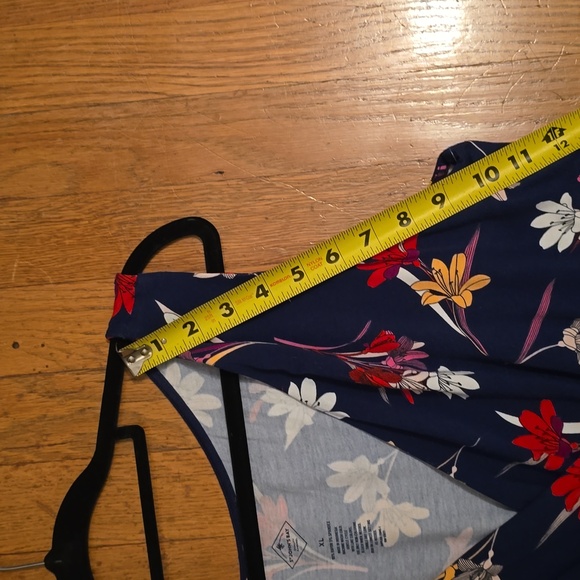 ST. JOHN'S BAY BRAND WOMEN'S BLUE & RED FLORAL SLEEVELESS SUNDRESS SIZE XL - Picture 9 of 12